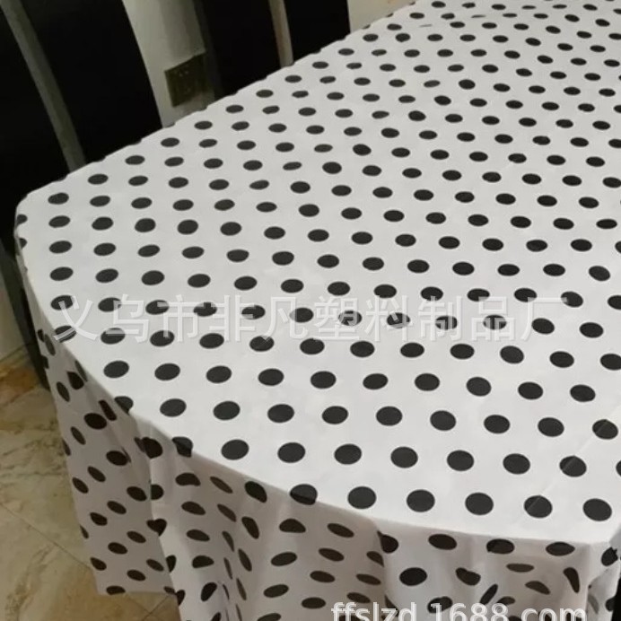 Mantel Desechable de Plástico PEVA Impermeable y A Prueba de Aceite para Fiestas y Mesa de Comedor image 32