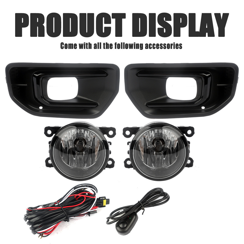 Aplicable a 22 / 23 / 24 Ranger Ranger Asamblea de lámpara de niebla delantera Halógeno Black Samurai Lámpara de barra