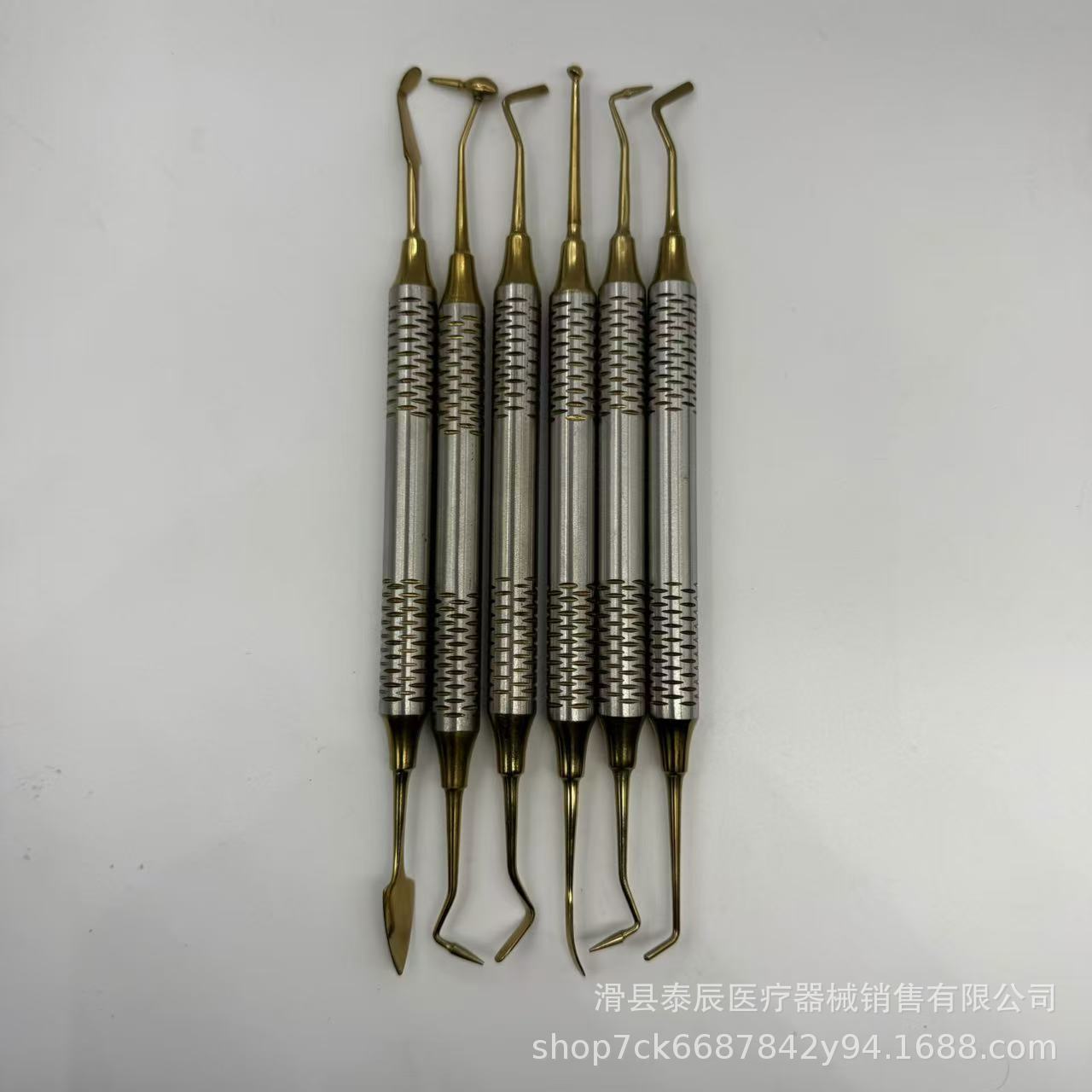 Rellenos de resina estética dental, conjunto estético, rellenos de resina compuesta azul-dorado, seis conjuntos de protectores de encías