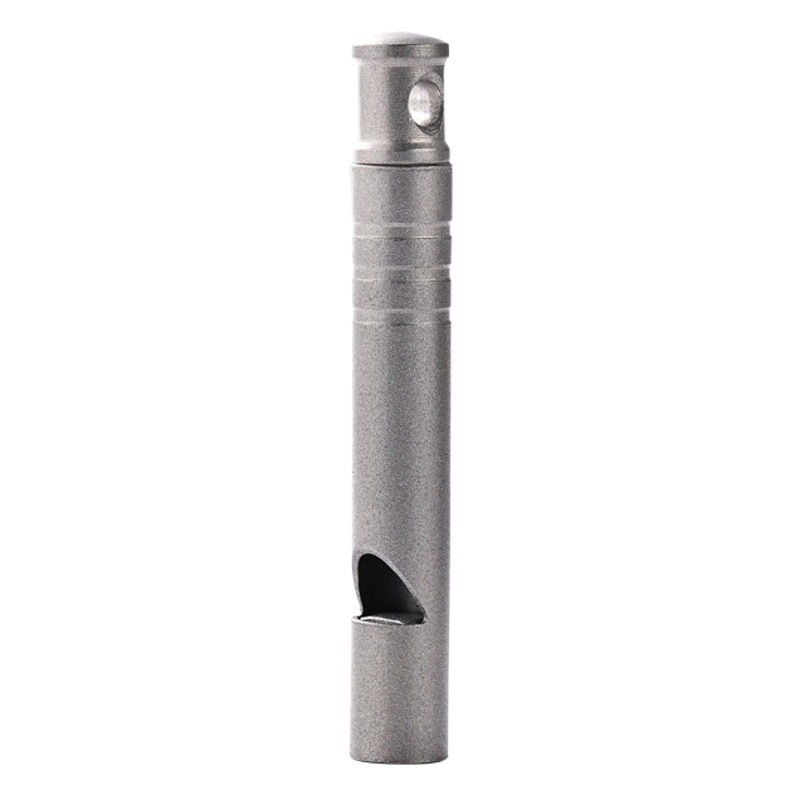 In-Stock Tc4 Titanium Alloy Whistle Outdoor Loud Survival Whistle High Decibel Emergency Whistle Edc Keychain Survival Whistle