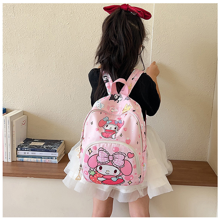 Cute cartoon, lightweight and lightweight schoolbag for kindergartens, fashionable and versatile children's backpacks for outdoor leisure travel undefined