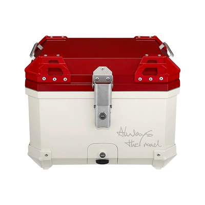 Motorcycle trunk: Special Trunk Electric - mt45-cola-red-312-backrest-lining