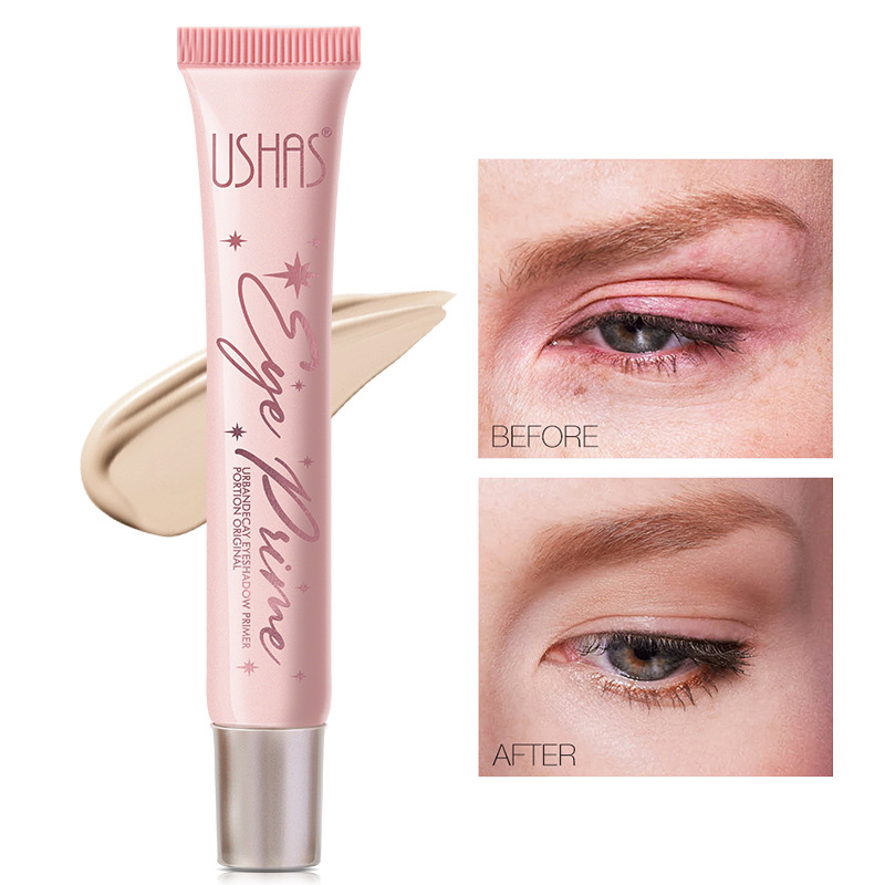USHAS punto transfronterizo venta caliente crema de ojos de acción prolongada corrector sombra de ojos líquida sombra de ojos de alto brillo corrector F