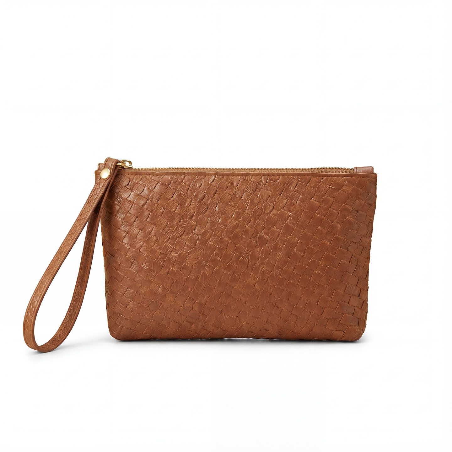 2026 nueva tendencia tejida bolso de mano blando color sólido bolso de mano de alta sensación bolso de teléfono móvil sobre de almacenamiento bolso pequeño