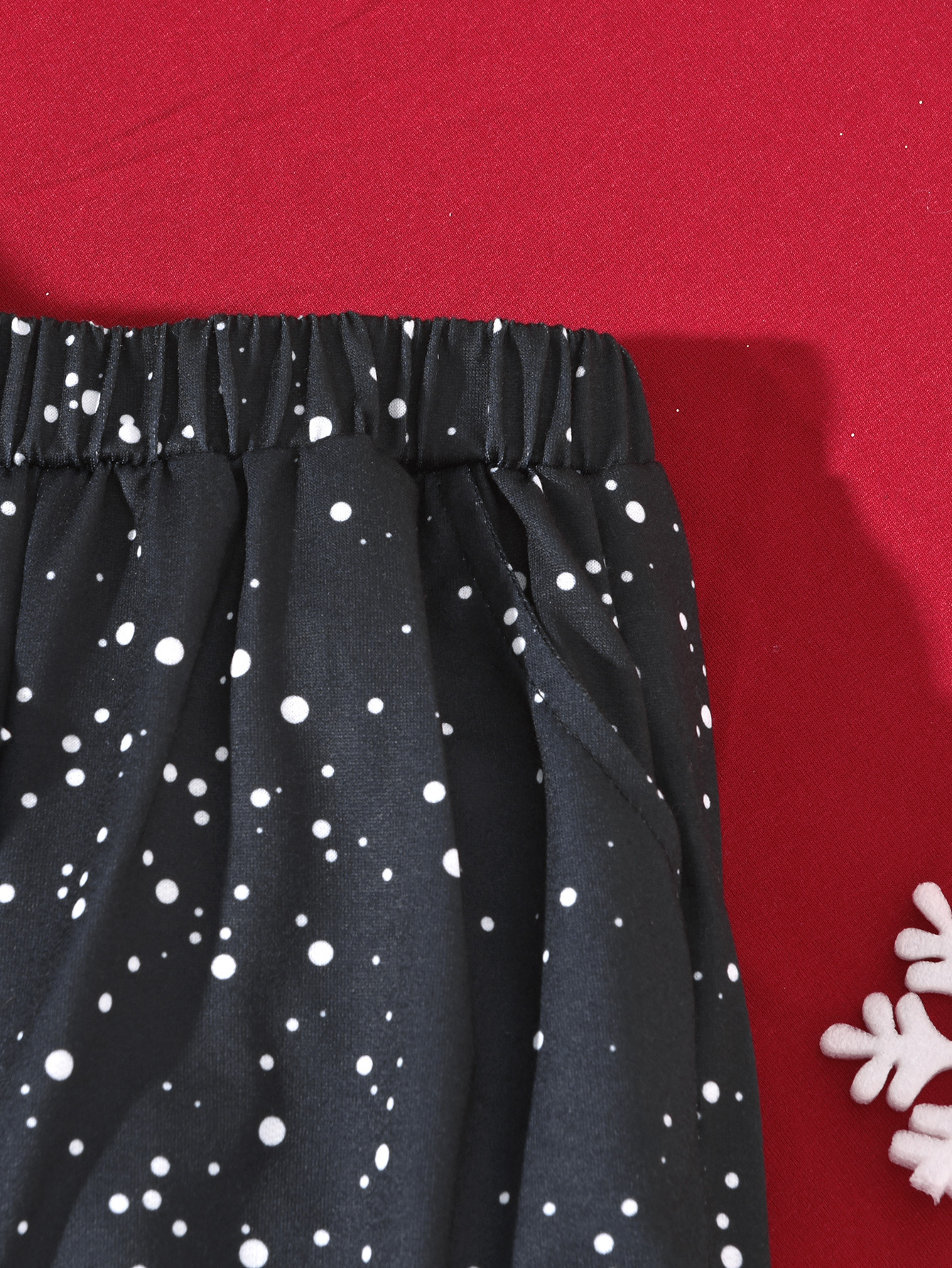 Boy'S Gender Christmas Cute Santa Claus Letter Snowman Knitted Polyester Boys Clothing Sets