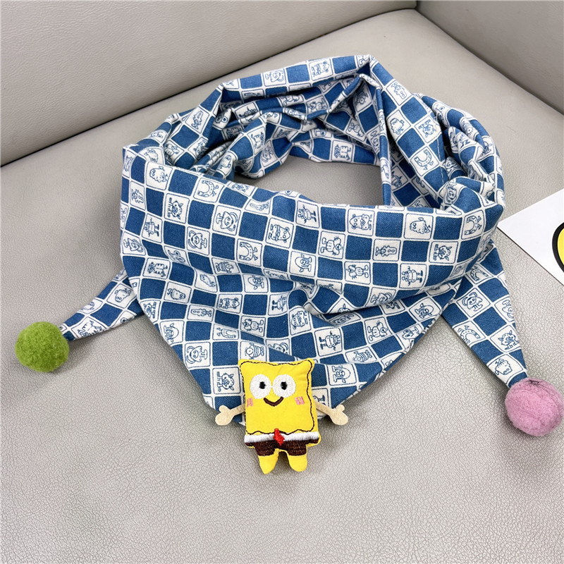 Demi-season children's double-layer scarf for men and women