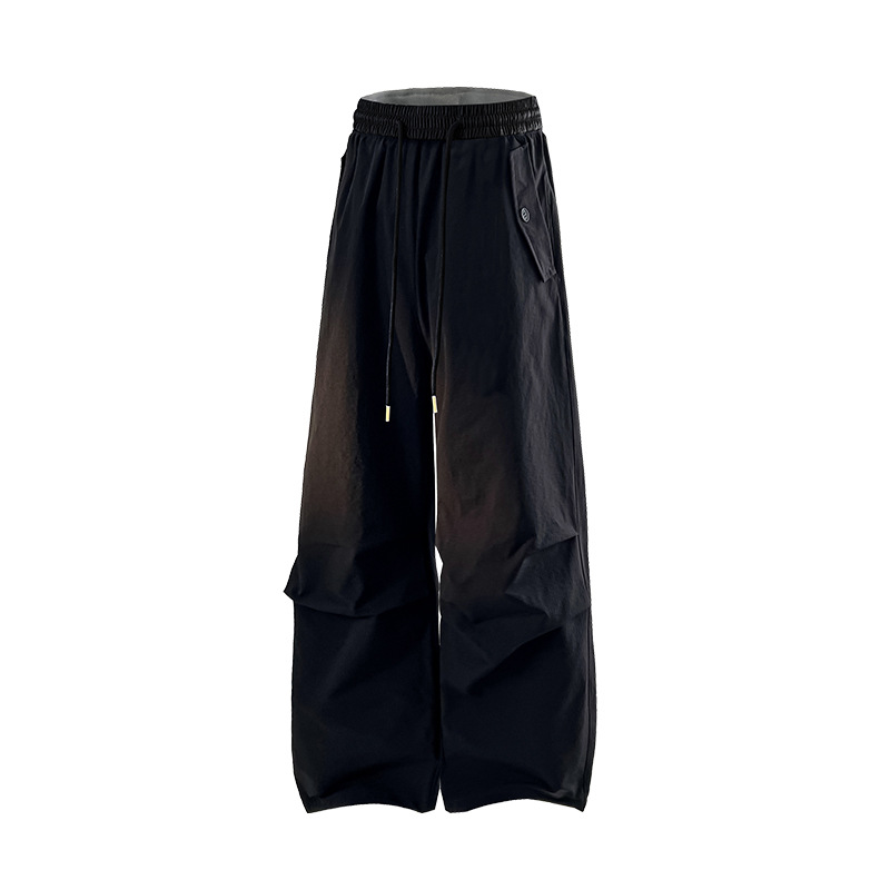 Mountain Outdoor Lightweight Functional Overalls Men's and Women's Quick-drying Water-splashing-resistant Summer Loose Pants Casual Wide-leg Pants