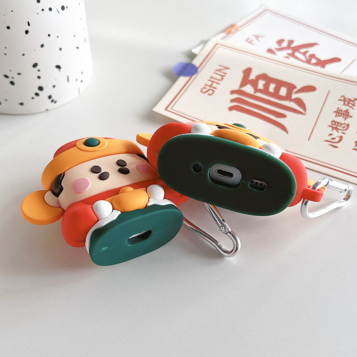 Yuanbao Caixin para AirPods Pro 1 / 2 generación cubierta de auriculares Bluetooth AirPods 3 / 4 generación a prueba de caídas