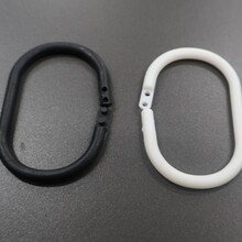 现货速发PP塑料浴帘环扣门帘挂钩窗帘布配件浴帘杆挂环C钩带