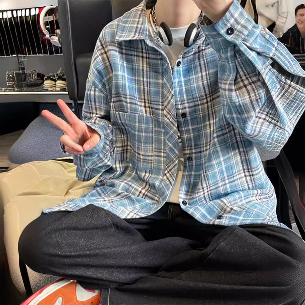 Spring trend Japanese retro shirt