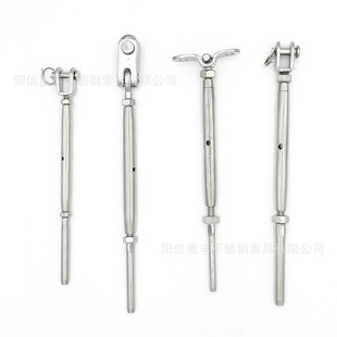 Stainless Steel Rigging European Style American Style Japanese Style Closed Turnbuckle Wire Rope Connector Wire Rope
