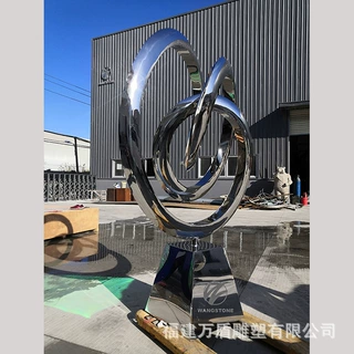 定制不锈钢雕塑   工艺品摆件 抽象雕塑 不锈钢景观雕塑 锻造工艺