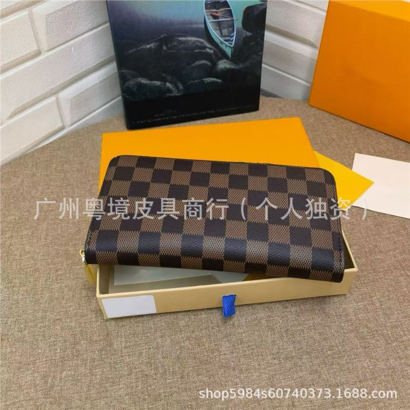 2025新款钱包男女通用两折长款真皮外贸时尚多卡位包百搭流行|undefined