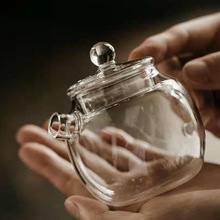 高硼硅玻璃迷你袖珍壺 一人壺滴水小壺日式簡約小品茶壺 廠家批發