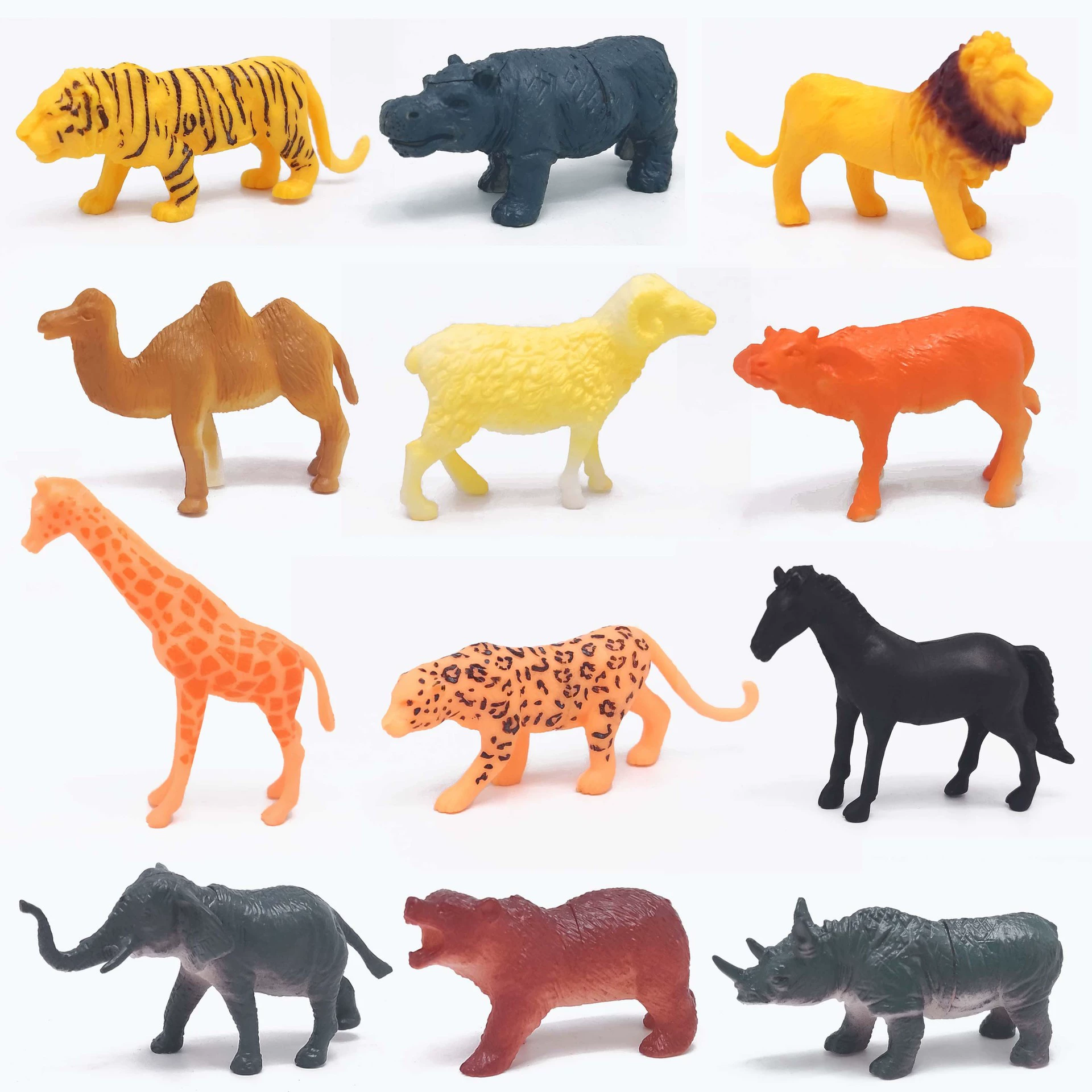 [9 см] 12 имитационных небольших размеров модель дикой природы костюм для маленьких животных познавательные Детские Игрушки для раннего развития поперек