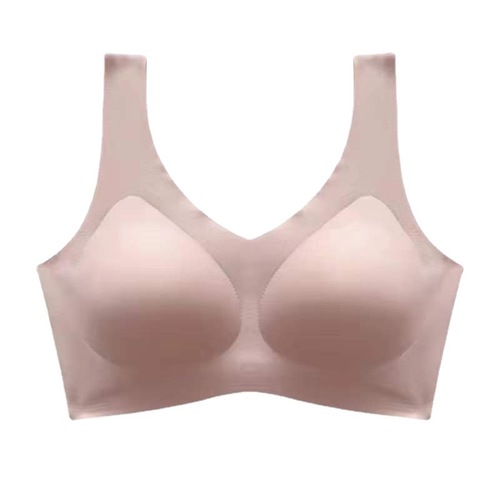 Yunduo Seamless Underwear Female Nana Same Style No Size No Wires Thin Style Big Breast Showing Small Beautiful Back Sleeping Bra