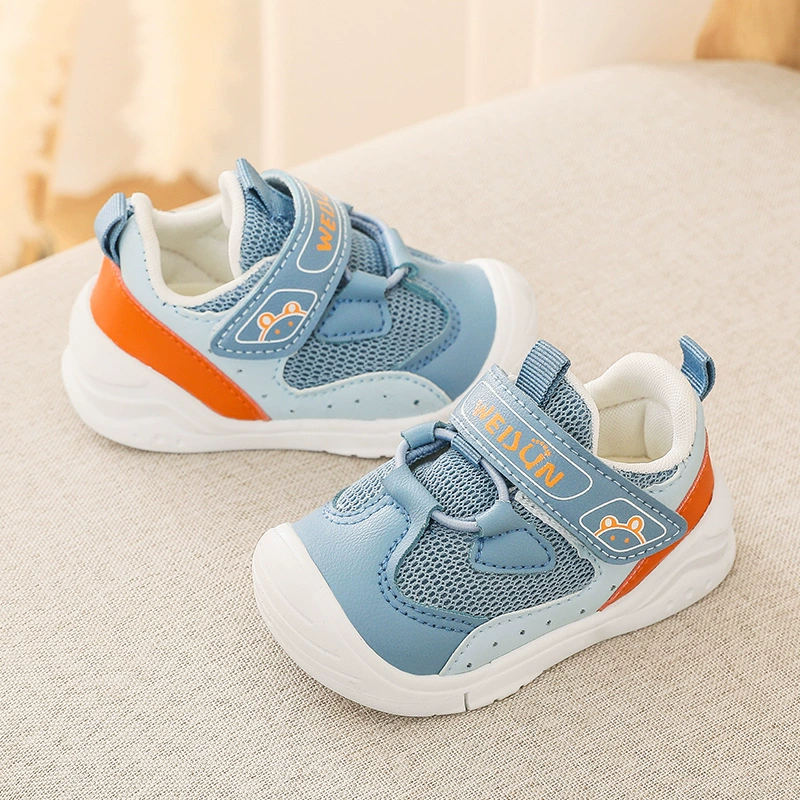 2023 Весенняя новая детская обувь Caterpillar для мальчиков детская обувь для малышей Нескользящая детская обувь с мягкой подошвой функциональная обувь для девочек