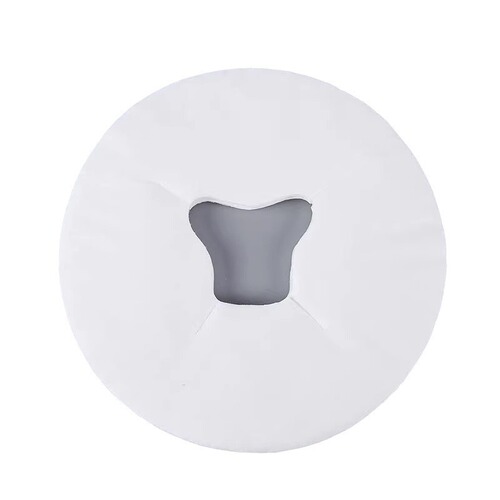 Disposable hole towels, non-woven fabric pillow towels, face pads, beauty salon massage beds, round hole hole towels, wholesale