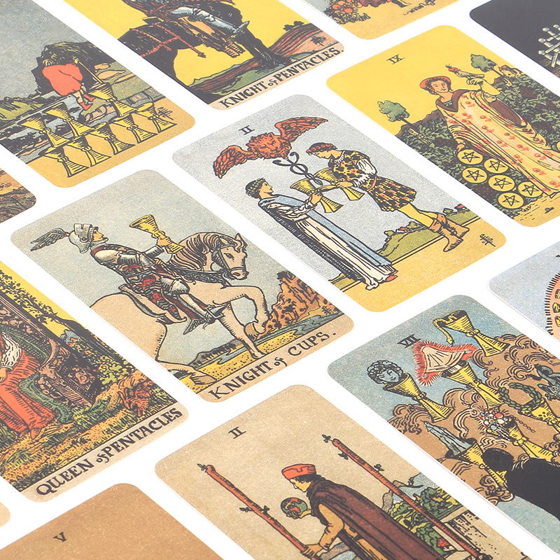 Edizione senza bordi delle carte oracolo dei tarocchi Smith-Waite_voghion.com