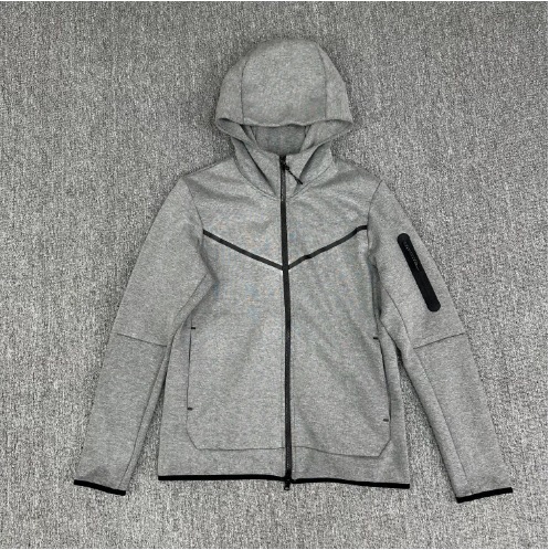 Hombres nuevos colores deportivos chaqueta encapuchada chaqueta de aire capa de algodón empalme cremallera chaqueta de traje casual otoño