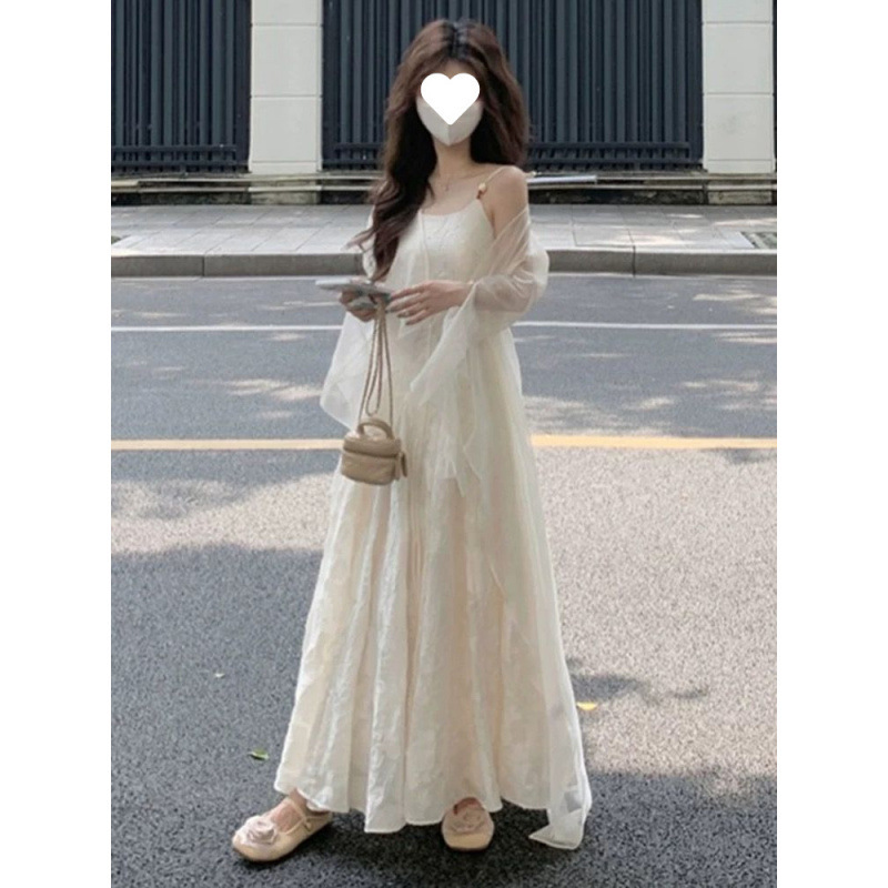 【1125人集め】新作ドレス リゾート風 ウエストAラインスカート 女子学生 夏着痩せ スリムフィット|undefined