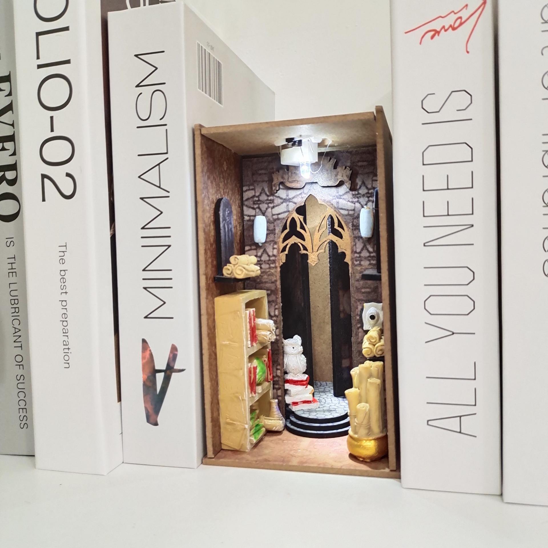 Nuevo producto transfronterizo Miss Carpeta de libro medieval estudio Oficina antigua calle antigua playa vida nocturna productos de madera decoración del hogar