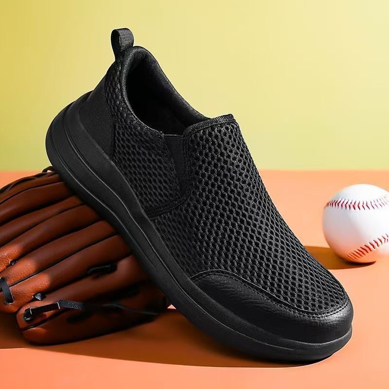 网面鞋透气休闲鞋男鞋跨境大码网布鞋夏季轻便运动时尚休闲透气男