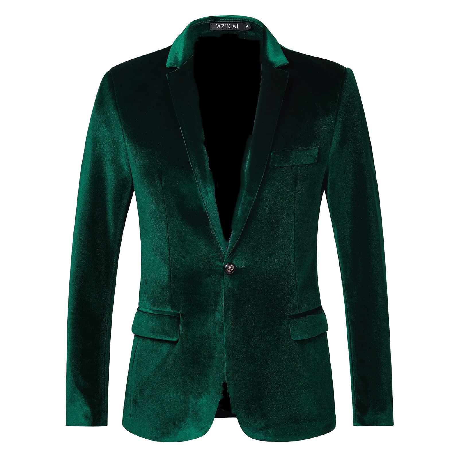 Sametist meeste bleiser slim fit - stiilne ja elegantne_voghion.com