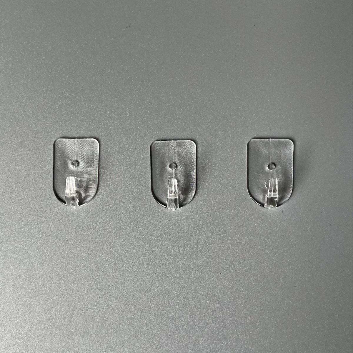 迷你方形小挂钩真无痕粘钩白色小型透明家用小号喜庆红色挂钩