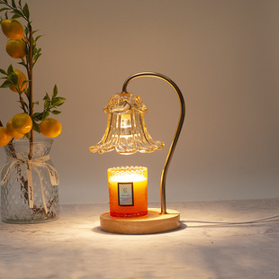 Aromatherapy Melting Wax Lamp Glass Scented Candle Bedroom Bedside Table Desk Light Luxury Decorative Table Lamp Atmosphere Gift Cross-Border