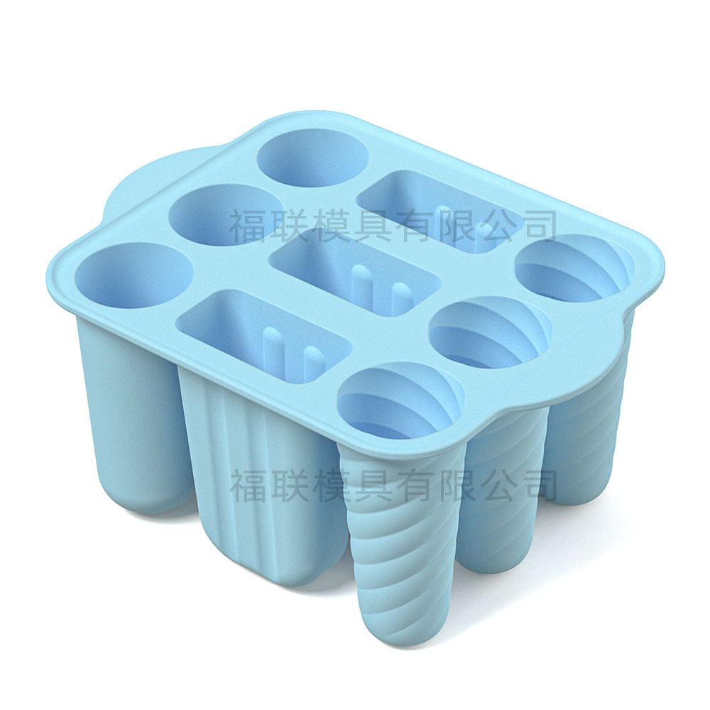 Venta caliente transfronteriza amazon nuevo molde de helado de silicona de 9 piezas molde de helado de silicona molde de helado casero