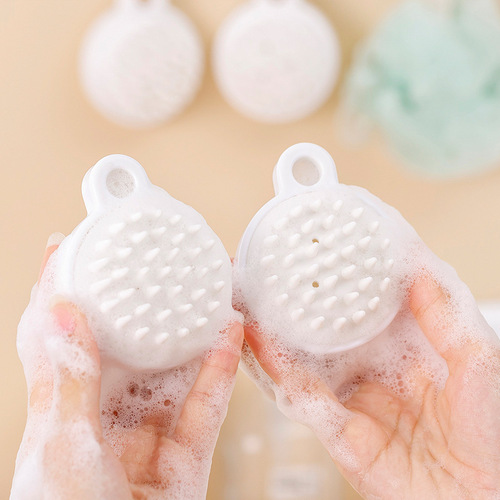 Japanese silicone massage shampoo brush shampoo artifact cleaning massage scalp shampoo comb soft tooth shampoo brush shampoo brush