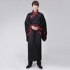 Retro Hanfu, suit, clothing, with embroidery