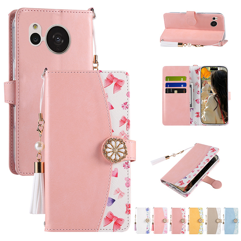 适用夏普Aquos Sense9手机壳Wish4手机皮套日本型号木6夏普手机壳