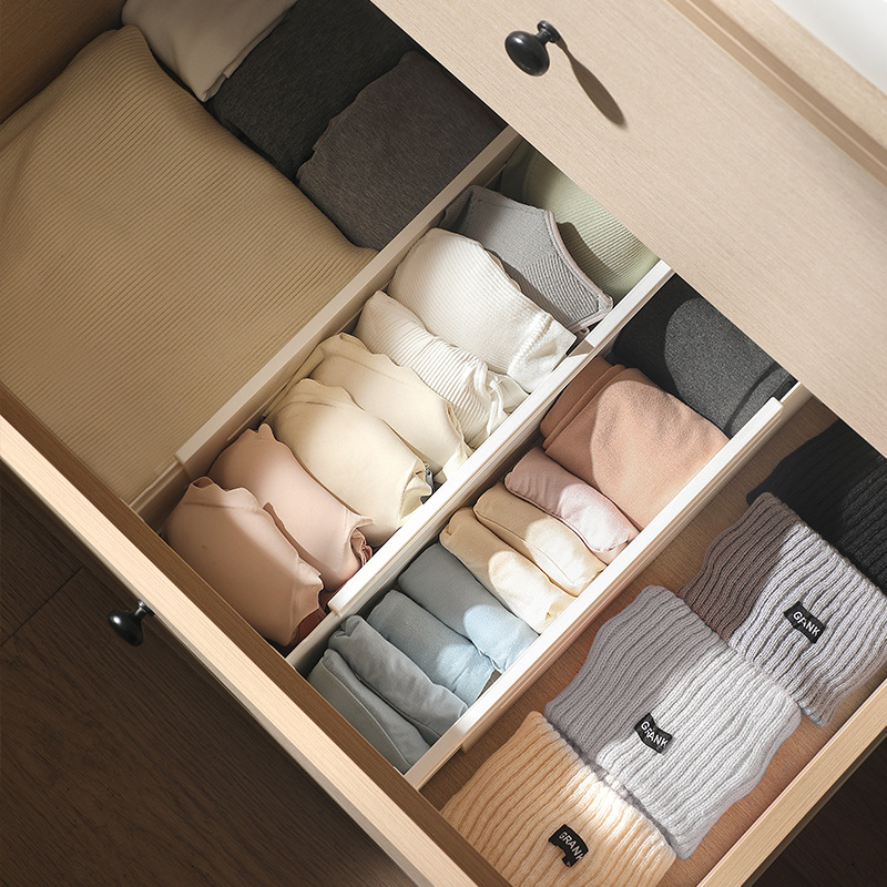 두꺼운 서랍 분할기 개폐식 저장 분배기 무료 조합 그리드 파티션 배플 캐비닛 파티션 보드