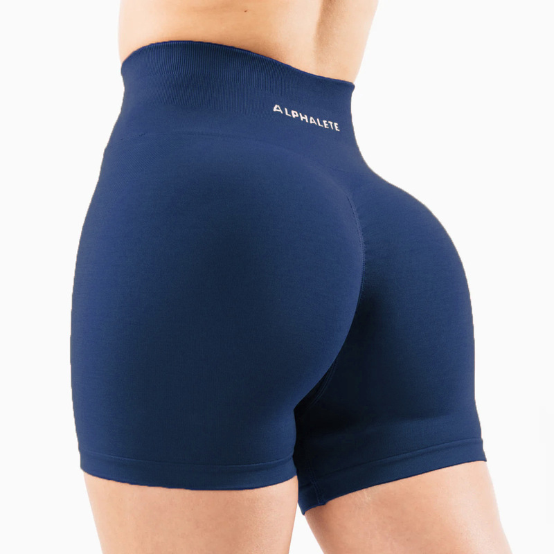 Alphalete ヨガパンツ シームレス ニット 高弾性 ショーツ レディース 夏 アウトドア ランニング スポーツ 速乾性 3点パンツ|undefined