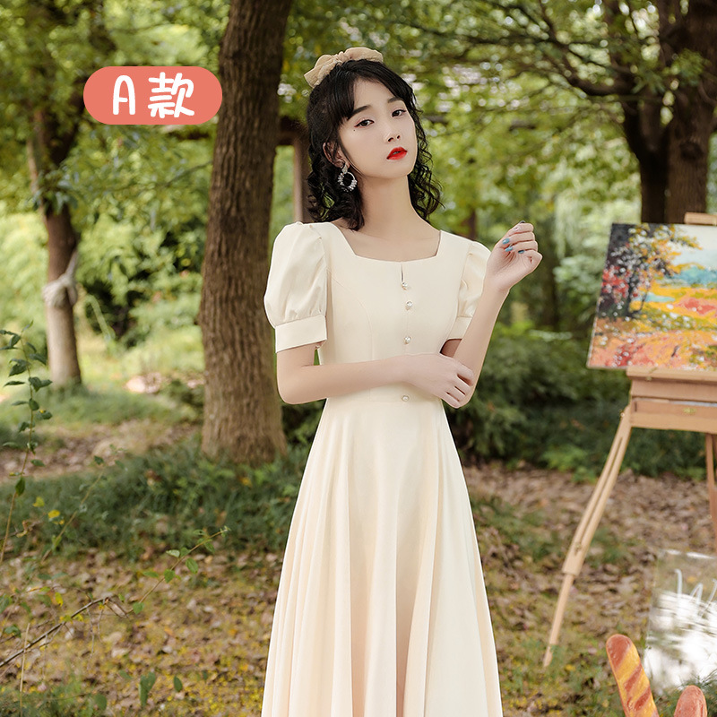 Vestidos de dama de honor de verano 2026, nuevo estilo casual, vestidos de hermana, de manga larga, que estilizan y favorecen la figura, vestidos de grupo para damas de honor.