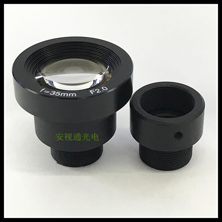 긴 초점 거리 카메라 렌즈 35MM 고화질 모니터링 렌즈 원격 좁은 시야각 렌즈 M12 인터페이스