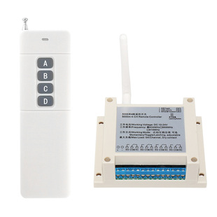 Factory Direct Sales 5000m Long Distance 4-Way Wide Voltage Wireless Remote Control Switch Lora Wireless Remote Control