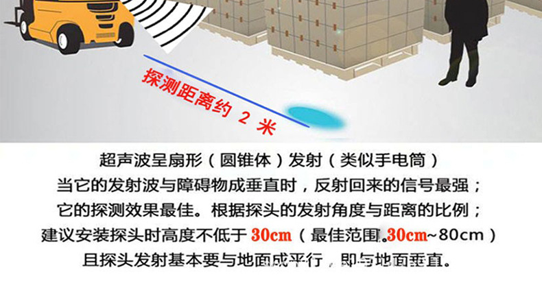 Forklift, Excavator, and Loader Ai Anti-Collision System, Reversing Radar, Blind Spot Visual and Audible Alarm, Camera Monitoring