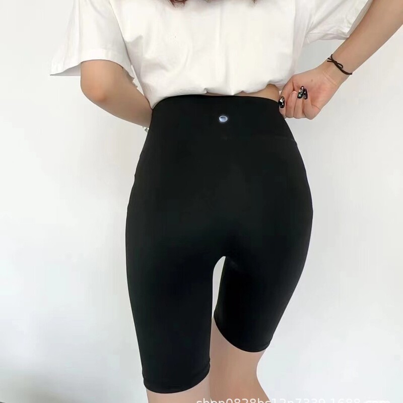 LULU Original Standard Same-style Five-point Pants Stretch Riding Pants Slim-fit Yoga Class Tight Shark Pants Women's High-waisted Sports Pants LULU Original Standard Same-style Five-point Pants Stretch Riding Pants Slim-fit Yoga Class Tight Shark Pants Women's High-waisted Sports Pants