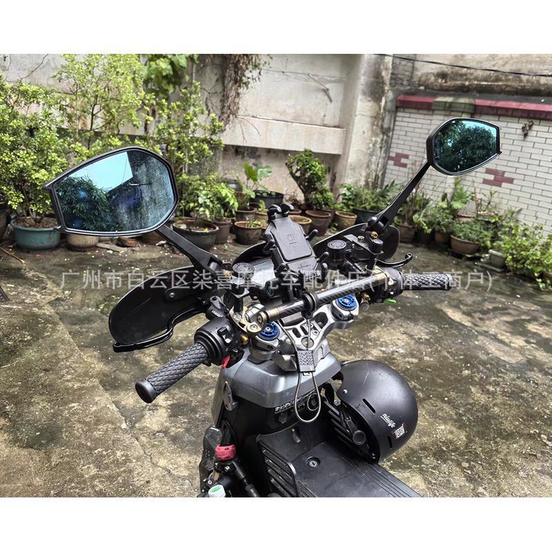 Suitable for Suzuki UU/UE/UY125 Little Dolphin modified AOS7 rearview mirror motorcycle reflector accessories