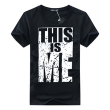 夏季新款T恤男短袖韩版潮流学生青少年半袖修身男式打底体恤THIS