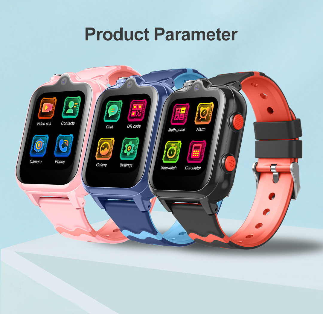 Cross-border D35 children's phone smartwatch, 4G video, GPS positioning, camera, waterproof, step counting, 900MAH, multi-language undefined