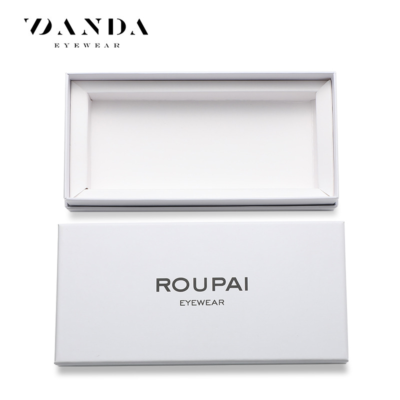 Tiktok Daifa marca nuevas gafas caja de regalo embalaje moda gafas de sol gafas de regalo caja de cuero caja de almacenamiento