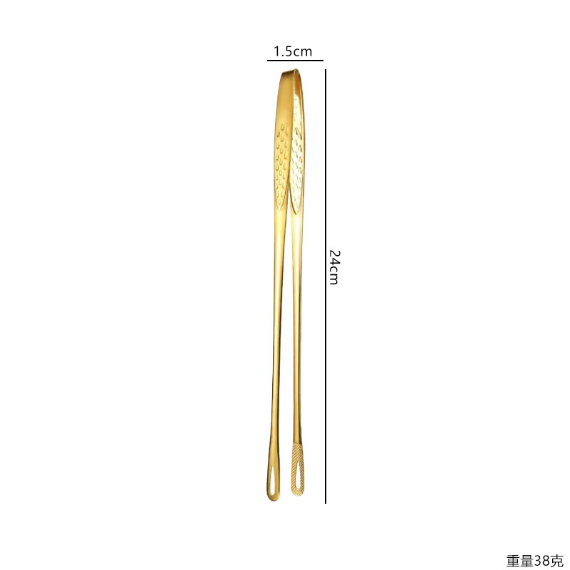 不锈钢日式烤肉夹子草莓夹甜品面包夹烧烤肉夹韩式料理食品食物夹|undefined
