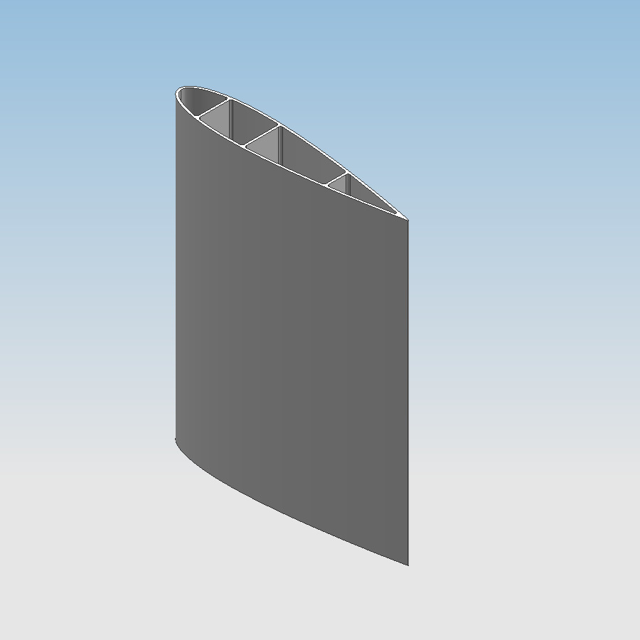 6063胚料100-230规格铝叶片 叶片铝镁合金型材 cnc机加铝合金