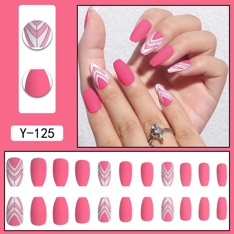 Simple Style Gradient Color Plastic Nail Patches 1 Set display picture 41