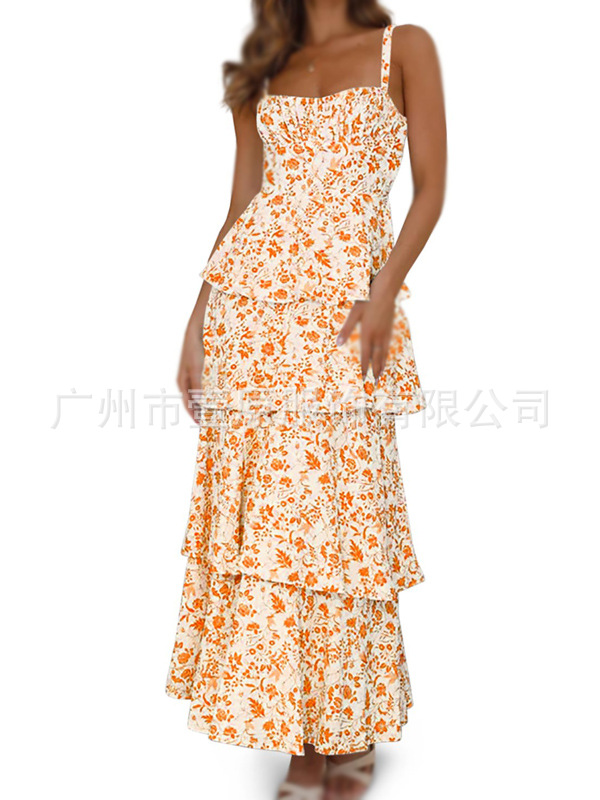주황색