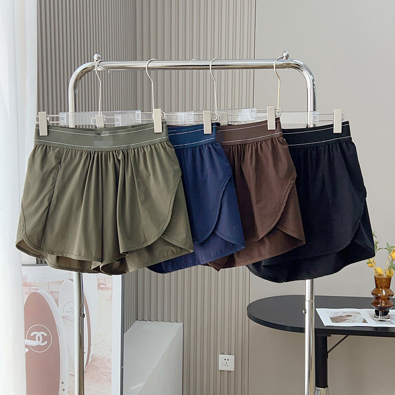 Cross-Border Al Shorts Summer Women's Wide-Leg Pants High-Waisted Slimming Yoga Fitness Running Anti-Exposure Sports Casual Pants Cross-Border Al Shorts Summer Women's Wide-Leg Pants High-Waisted Slimming Yoga Fitness Running Anti-Exposure Sports Casual Pants